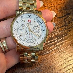 Michele Gold Chronograph Women’s Watch